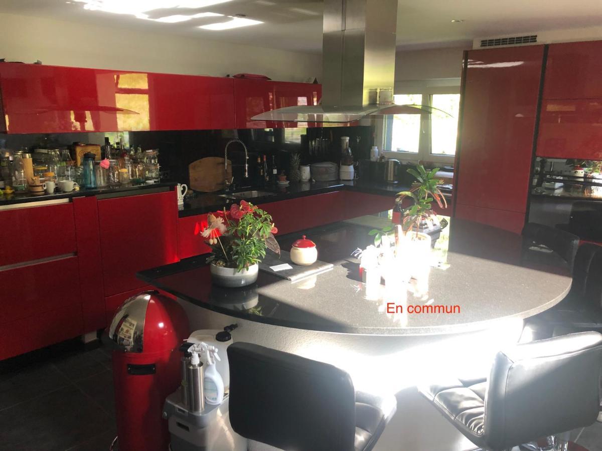 Logement Chez L'Habitant Etage Independant Grône المظهر الخارجي الصورة